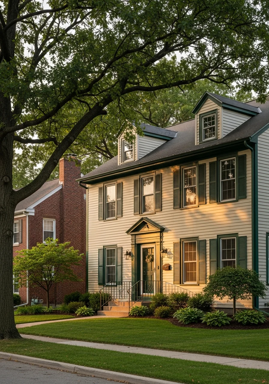 Delafield home exterior showing quality craftsmanship and community character.